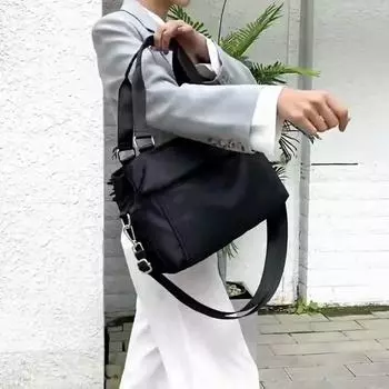 Женская сумка, нейлоновая дорожная сумка, повседневные женские сумки, сумки высокого качества, женская сумка на плечо, женские сумки, деловая сумка черного цвета темно-коричневого