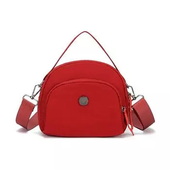 Женская сумка нейлоновая сумка однотонная сумка через плечо кроссбоди сумка для мобильного телефона красный