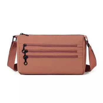 Женская сумка Нейлоновая Вместительная Сумка через плечо Многоотделенческая Сумка для мамы оранжевый