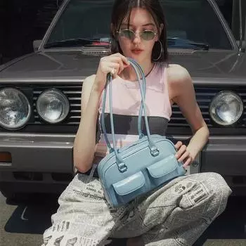 Женская сумка New Retro Academy Женские сумки Большая вместимость Досуг Студент Класс Сумка для поездок на работу Плечевая ручная сумка