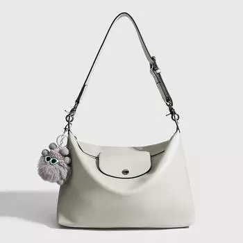 Женская сумка Niche Design, сумка на одно плечо подмышкой, сумка-тоут Premium Sense, большая вместимость, сумка-подушка для поездок на работу серый