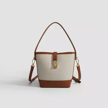 Женская сумка Niche Design, сумка-ведро, сумка через плечо, дорожная сумка, модная сумка через плечо с принтом личи