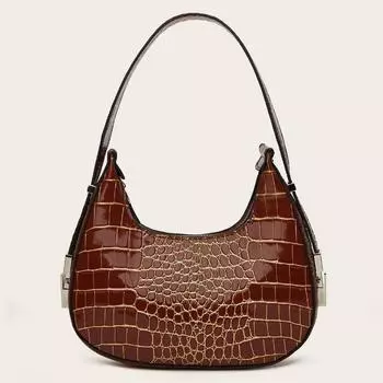 Женская сумка Niche Highgrade Подмышечная сумка Crescent Bag Полукруглая сумка Moon Сумка бордовый