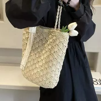 Женская сумка нишевая повседневная сумка через плечо весна красивая простая личность 2024 новая сумка хаки