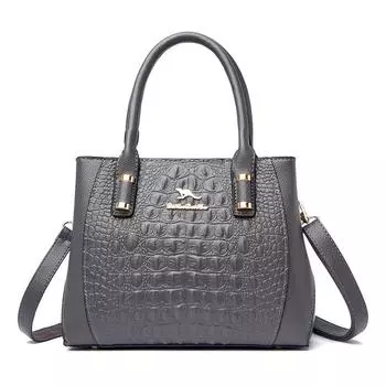 Женская сумка Новая крокодиловая модель Модная женская сумка Корейская версия Простая сумка через плечо Модная и атмосферная сумка