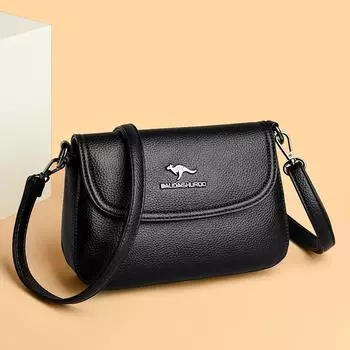 Женская сумка, новая модная и универсальная, маленькая квадратная сумка, простая, для мам среднего и пожилого возраста, дорожная сумка через плечо, большая вместимость, мини-сумка