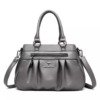 Женская сумка, новая модная сумка через плечо, многослойная женская сумка высокого качества большой вместимости для европейских и американских женщин