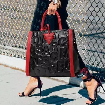 Женская сумка Новая модная сумка через плечо на одно плечо Женская сумка Универсальная верхняя кожаная сумка