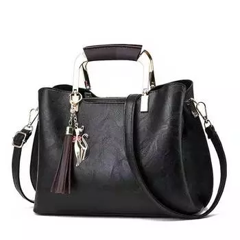 Женская сумка Новая модная сумка через плечо Простая сумка через плечо Универсальная атмосферная ретро-сумка Женская сумка .