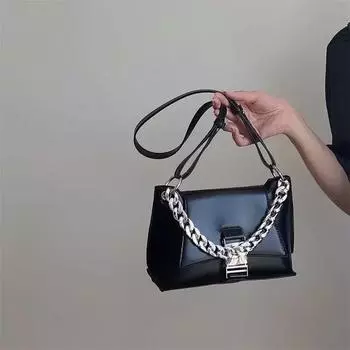 Женская сумка Новая PU цепи Повседневная модная сумка через плечо Сумка Кошелек Сумки через плечо для женщин Роскошная дизайнерская сумка