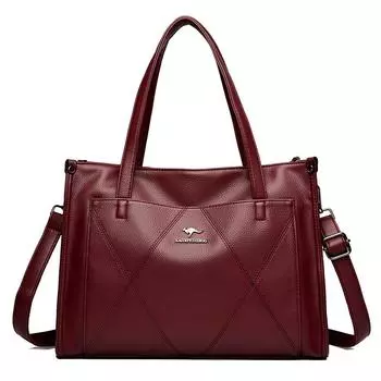 Женская сумка Новая Ретро Модная Большая Вместимость Ручная Сумка-тоут для Поездок Женская Сумка через Плечо