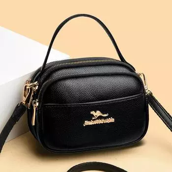 Женская сумка Новая сумка через плечо Модная женская сумка для мам Маленькая круглая сумка