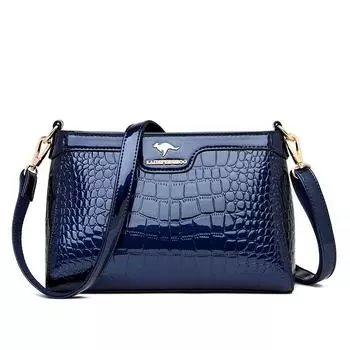 Женская сумка, новая сумка через плечо, сумка на одно плечо, женская лаковая кожа, женская маленькая квадратная сумка для мамы вино красного