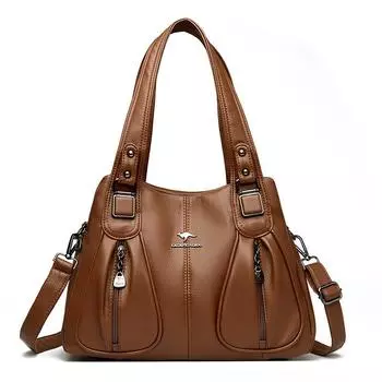 Женская сумка, новая сумка через плечо, женская сумка для мамы, сумка на одно плечо, женская сумка большой вместимости с несколькими отделениями