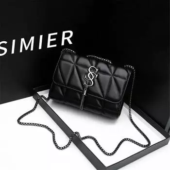 Женская сумка Новая сумка Легкая Роскошная Высококачественная Универсальная Женская сумка Модная цепная сумка через плечо Простая сумка на плечо для поездок на работу