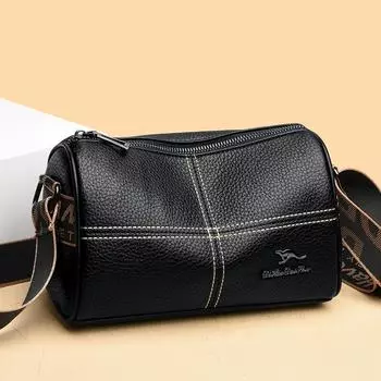 Женская сумка, новая сумка-подушка, сумка через плечо в корейском стиле, простая и атмосферная женская сумка среднего возраста из мягкой кожи с текстурой