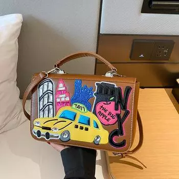 Женская сумка Новая трендовая сумка-тоут для женщин Женская сумка через плечо для отдыха PU Роскошная дизайнерская модная сумка через плечо Брендовая сумка-мессенджер