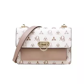 Женская сумка, новинка 2023 года, модная маленькая квадратная сумка с цепочкой и принтом, стильная сумка через плечо премиум-класса Sense на одно плечо M
