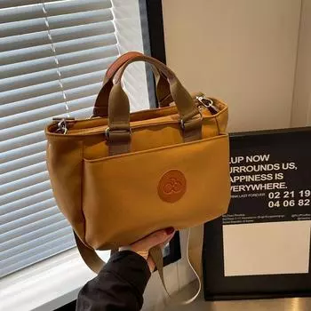 Женская сумка, однотонная сумка через плечо, легкая женская сумка чёрный