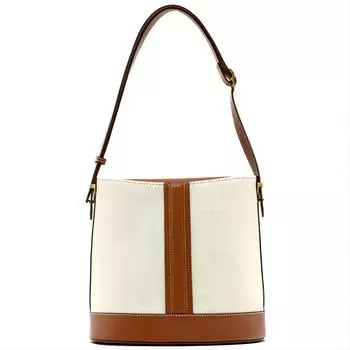 Женская сумка, осенняя новая цветная сумка-ведро для пожилых людей, ручная сумка через плечо на одно плечо, сумка через плечо белый