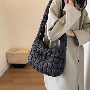 Женская сумка-пальто на хлопковой подкладке Женская сумка Большая вместительная сумка через плечо с цветными блоками Сумка-тоут жёлтый