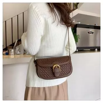 Женская сумка подмышками, лето 2024, новая модная сумка на цепочке, маленькая квадратная сумка на одно плечо, сумка через плечо, Высококачественная, красивая, легкая, роскошная