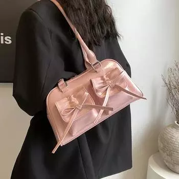 Женская сумка подмышками весной 2024 года, новая модная и минималистичная маленькая квадратная сумка, корейская версия, нишевая трендовая сумка через плечо