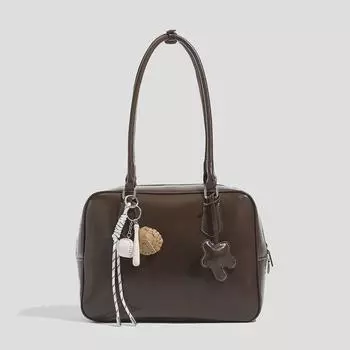 Женская сумка-подушка в стиле ретро Boston - корейская сумка через плечо осень/зима 2024 года