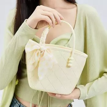 Женская сумка Pop Pink с премиальной текстурой Niche Tote Bag