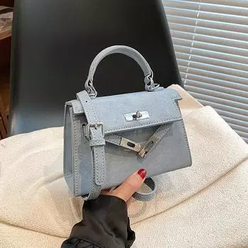 Женская сумка премиум-качества, новый стиль, модная сумка Kara, модная простая универсальная сумка на одно плечо 19*13*7cm хаки