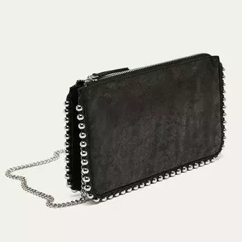 Женская сумка PU Flap Fashion Rivet Dark Style Сумки через плечо Crossbody Euro-America Style Вечерняя сумка-клатч