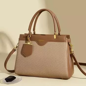 Женская сумка ретро-тоут женская практичная сумка через плечо чёрный