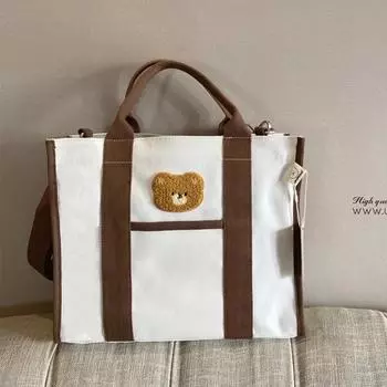 Женская сумка, ручная сумка, многофункциональная холщовая сумка большой вместимости с вышивкой, сумка для мамы 35*13*30cm