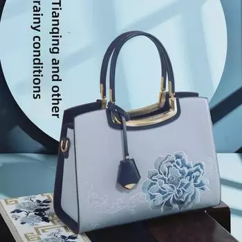 Женская сумка с китайской вышивкой 2024 года — элегантный подарок для мам и свекровей