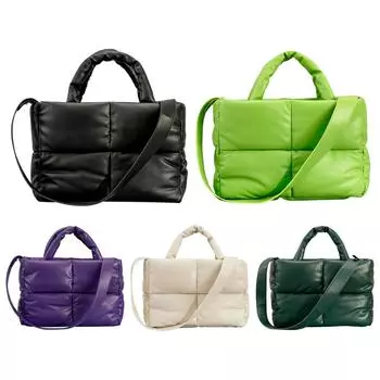 Женская сумка с мягкой подкладкой, большая вместительная сумка с верхней ручкой, однотонная легкая женская сумка из искусственной кожи на каждый день синий