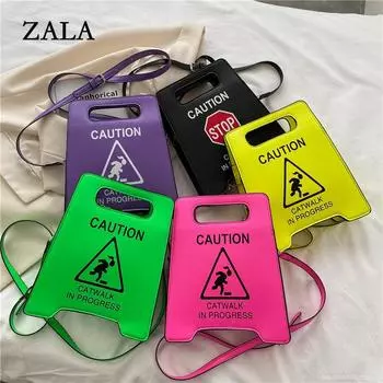 Женская сумка с напечатанными буквами, знаками парковки, красочная переносная сумка через плечо, забавная модная сумка для девочек, милая сумка розовый