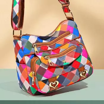 Женская сумка с несколькими карманами, сумка через плечо, сумка для матери среднего возраста