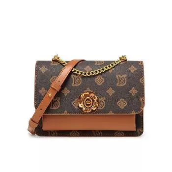 Женская сумка с принтом, модная винтажная сумка-чехол для подмышек Camellia, универсальная сумка через плечо