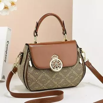 Женская сумка с принтом, новая модная универсальная сумка через плечо, повседневная сумка, большая вместимость, женская сумка через плечо для поездок на работу