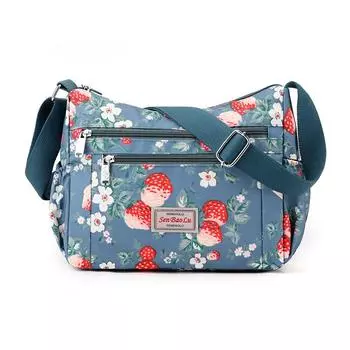 Женская сумка с принтом, сумка через плечо, уличная, простая дорожная сумка для мам, вместительная, многосекционная сумка-мессенджер
