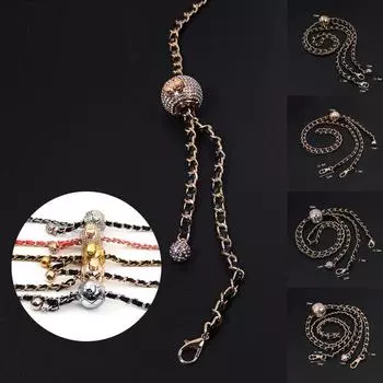 Женская сумка с ручкой золотого шара, металлический кошелек, ремень, цепочка, поясная сумка, сумка с цепочкой, детали сумки, оборудование «сделай сам»