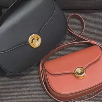 Женская сумка-седло через плечо Loyo Pia из телячьей кожи LP2024 Small: 18x13x7cm