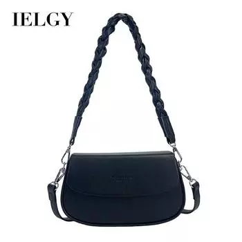 Женская сумка-седло IELGY, простая, модная и трендовая сумка в иностранном стиле с диагональным креплением на одно плечо белый