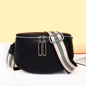 Женская сумка-седло из натуральной кожи с верхним слоем из коровьей кожи, женская сумка, новая модная и стильная повседневная сумка на грудь, сумка через плечо на одно плечо