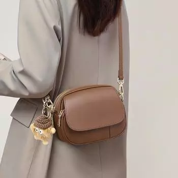 Женская сумка Shaggy, повседневная, модная, на одно плечо, модная, нишевая, сумка через плечо