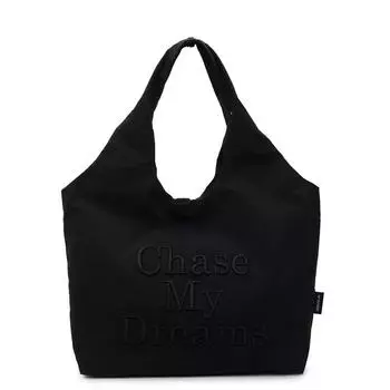 Женская сумка-шоппер через плечо большой вместимости, студенческая сумка-тоут чёрный