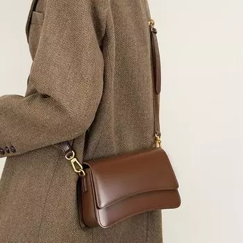 Женская сумка-слинг через плечо, женская модная кожаная сумка-слинг, роскошная сумка подмышкой в форме полумесяца, универсальная сумка через плечо