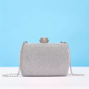 Женская сумка-сумка 2019 года, изысканная двухсторонняя обеденная сумка с бриллиантами, инкрустированная бриллиантами