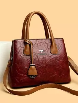 Женская сумка Сумка через плечо Сумка через плечо Лакированная кожа Глянцевая женская сумка Женская красный