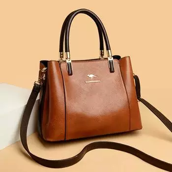 Женская сумка Сумка через плечо Сумка через плечо Женская модная женская сумка большой вместимости серый